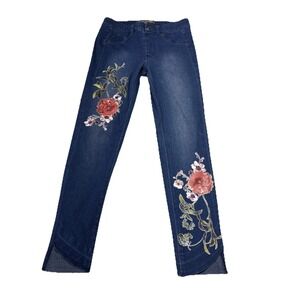 Kate And Mallory Jeans Leggings With Vintage Style Floral Design Size XS